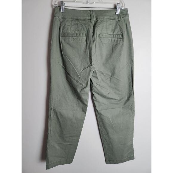 GAP Girlfriend Khaki Olive Green sz 8 womens Careerwear workwear uniform - Picture 3 of 11